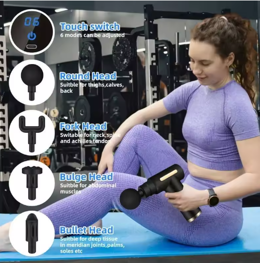 PulseRelax™ Mini Massage Gun – Spierherstel & Ontspanning