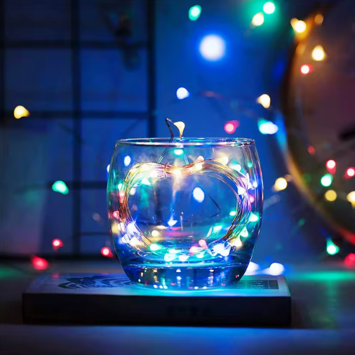GlowTwist™ LED Lichtslinger – Warm Wit of Multicolor (5, 10 of 20 meter)