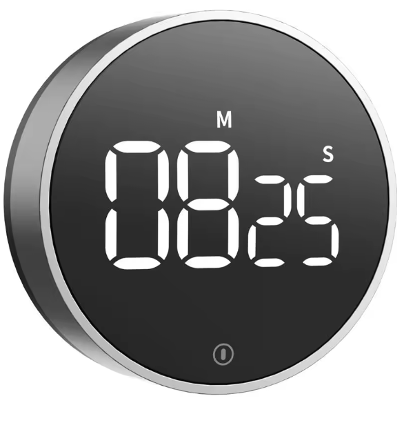 Waterdichte Keuken Timer | Draaiknop & LED